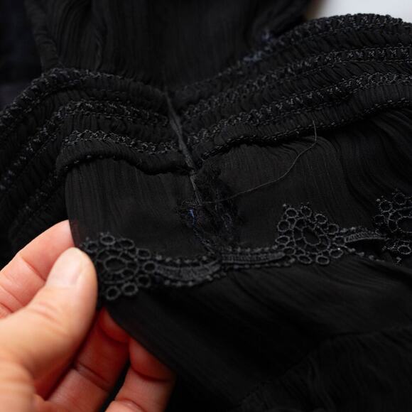 ROCOCO SAND Black Lace Dress - Size M - Picture 9 of 9